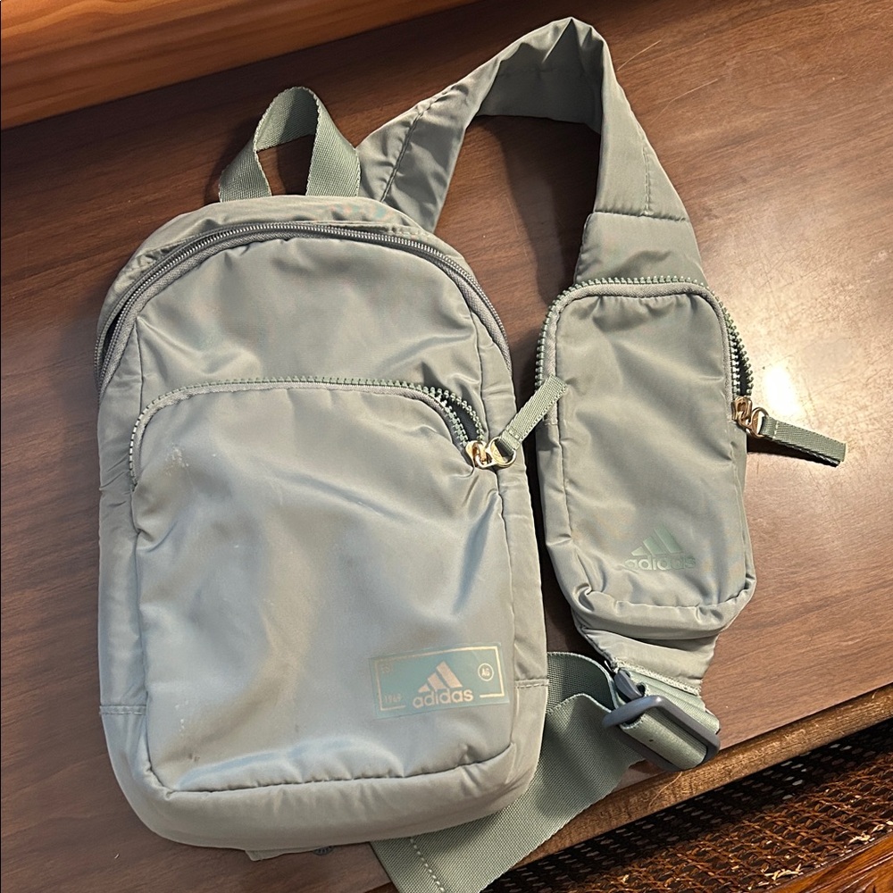 Adidas essentials 2 green sling bag